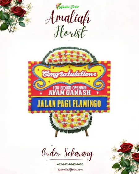Sewa Papan Bunga Tomagoba